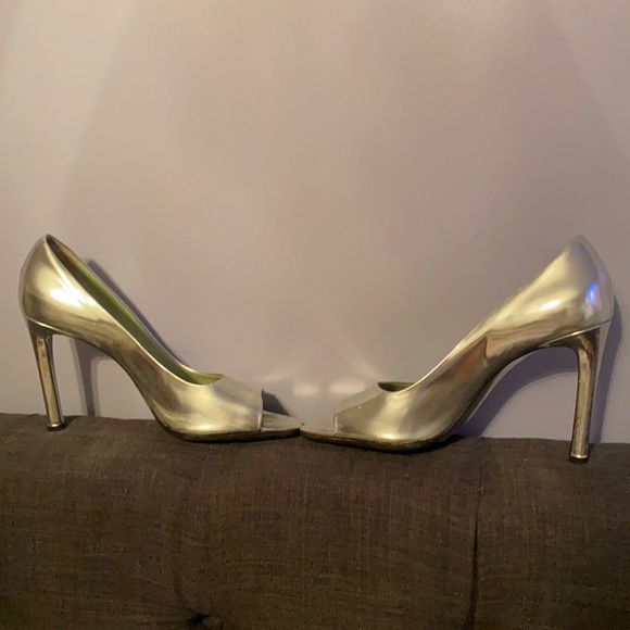 Prada Silver Pumps - Picture 1 of 10